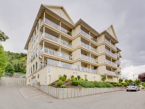 Rear Building with secured parking